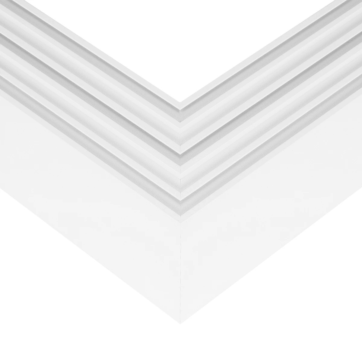 GLOBOSTAR® ALP-CORNER-SIDE90 BRIGHTRAIL 61777 Επιφανειακό / Κρεμαστό Προφίλ Αλουμινίου Γωνία με Λευκό Γαλακτερό Πατητό Κάλυμμα για Ταινίες LED IP20 - Λευκό Ματ - Μ30 x Π5 x Υ7.5cm - Image 6