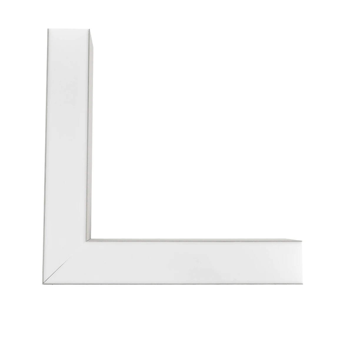 GLOBOSTAR® ALP-CORNER-SIDE90 BRIGHTRAIL 61779 Επιφανειακό / Κρεμαστό Προφίλ Αλουμινίου Γωνία με Λευκό Γαλακτερό Πατητό Κάλυμμα για Ταινίες LED IP20 - Γκρι Ανθρακί Ματ - Μ30 x Π5 x Υ7.5cm - Image 7