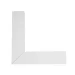 GLOBOSTAR® ALP-CORNER-IN90 BRIGHTRAIL 61780 Επιφανειακό / Κρεμαστό Προφίλ Αλουμινίου Γωνία με Λευκό Γαλακτερό Πατητό Κάλυμμα για Ταινίες LED IP20 - Λευκό Ματ - Μ30 x Π5 x Υ7.5cm - Image 6