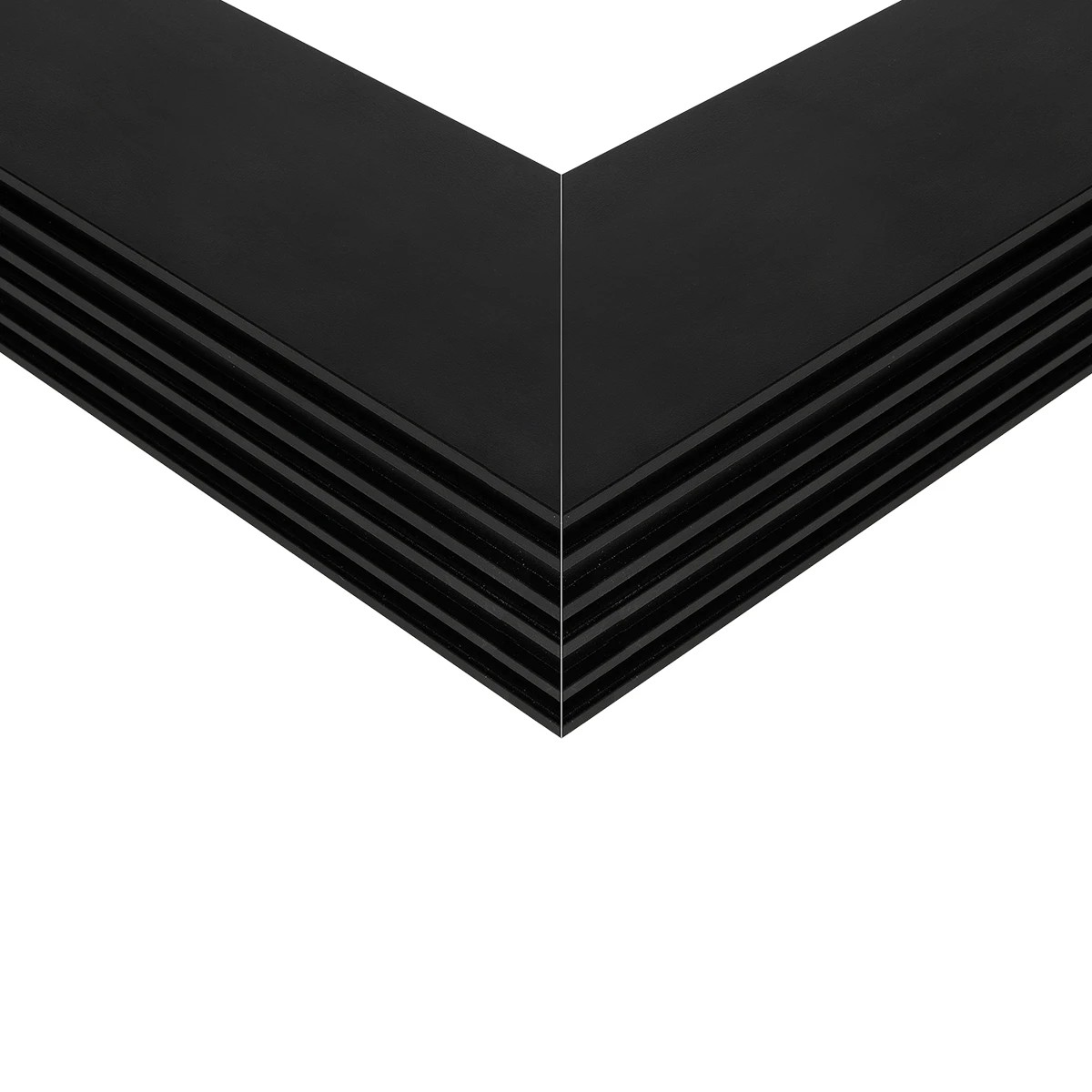 GLOBOSTAR® ALP-CORNER-IN90 BRIGHTRAIL 61781 Επιφανειακό / Κρεμαστό Προφίλ Αλουμινίου Γωνία με Λευκό Γαλακτερό Πατητό Κάλυμμα για Ταινίες LED IP20 - Μαύρο Ματ - Μ30 x Π5 x Υ7.5cm - Image 5