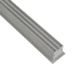 GLOBOSTAR® ALP-LINEAR RECESSA 61787-3M Χωνευτό Προφίλ Αλουμινίου με Λευκό Γαλακτερό Πατητό Κάλυμμα για Ταινίες LED IP20 - Γκρι Ανθρακί Ματ - Μ300 x Π3.5 x Υ4cm - Image 4