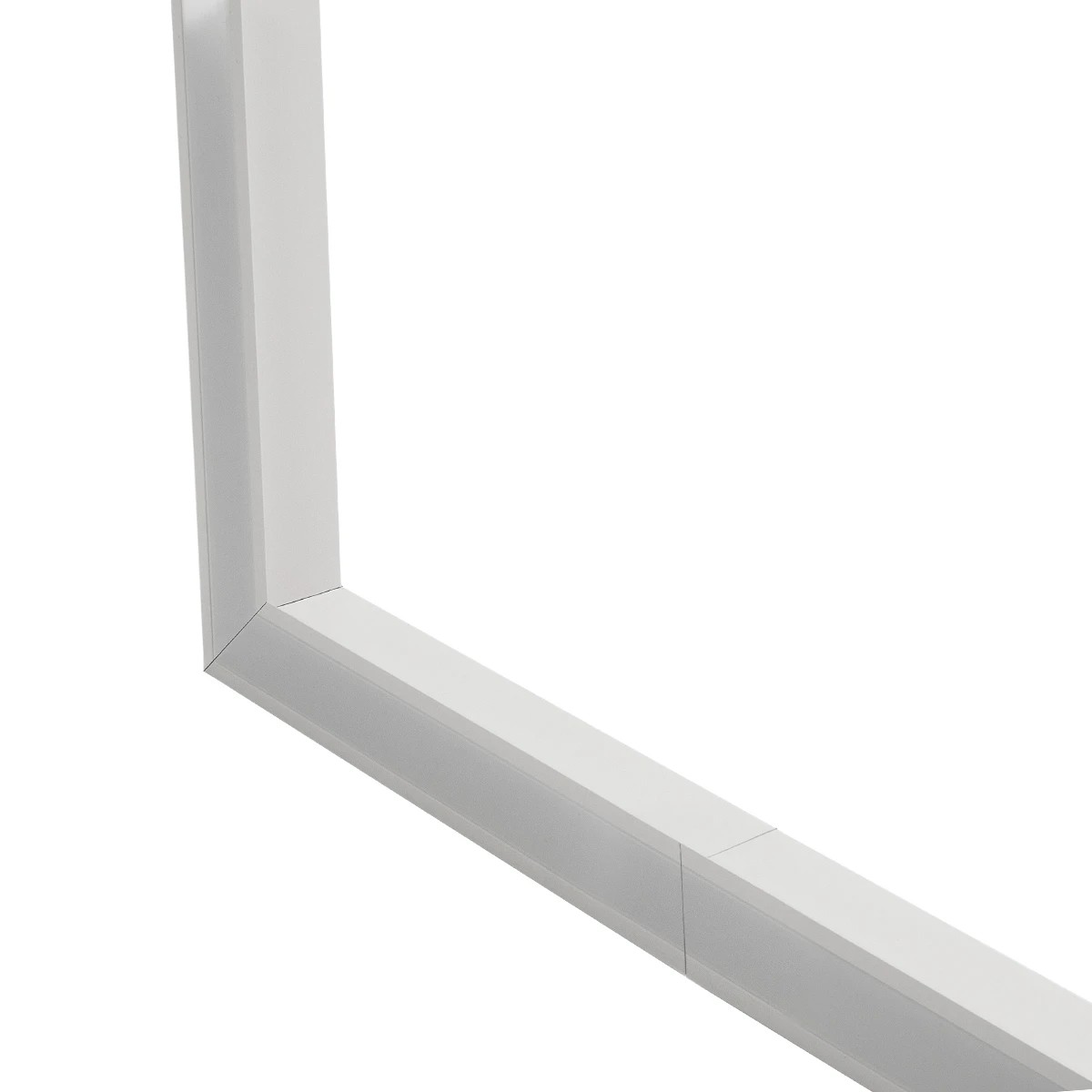 GLOBOSTAR® ALP-CORNER-SIDE90 RECESSA 61788 Χωνευτό Προφίλ Αλουμινίου Γωνία με Λευκό Γαλακτερό Πατητό Κάλυμμα για Ταινίες LED IP20 - Λευκό Ματ - Μ30 x Π3.5 x Υ4cm - Image 4