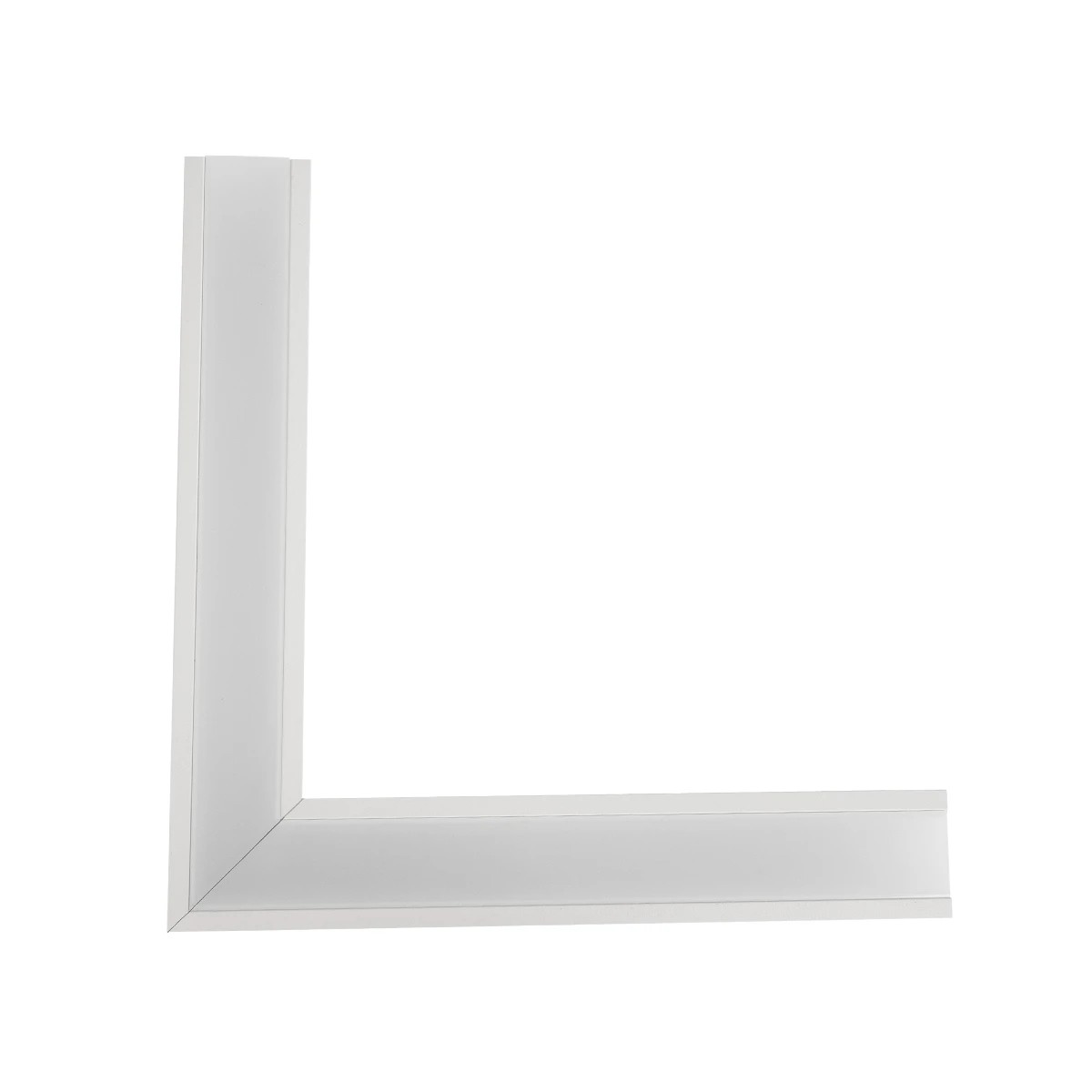 GLOBOSTAR® ALP-CORNER-SIDE90 RECESSA 61788 Χωνευτό Προφίλ Αλουμινίου Γωνία με Λευκό Γαλακτερό Πατητό Κάλυμμα για Ταινίες LED IP20 - Λευκό Ματ - Μ30 x Π3.5 x Υ4cm - Image 7