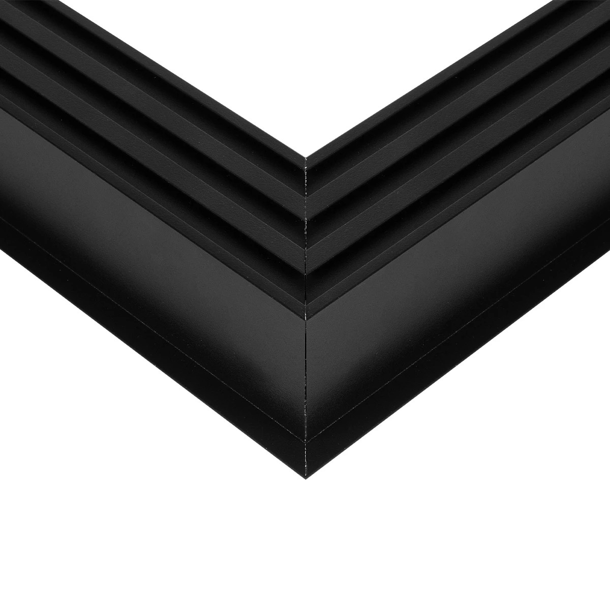 GLOBOSTAR® ALP-CORNER-SIDE90 RECESSA 61789 Χωνευτό Προφίλ Αλουμινίου Γωνία με Λευκό Γαλακτερό Πατητό Κάλυμμα για Ταινίες LED IP20 - Μαύρο Ματ - Μ30 x Π3.5 x Υ4cm - Image 5