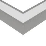 GLOBOSTAR® ALP-CORNER-SIDE90 RECESSA 61790 Χωνευτό Προφίλ Αλουμινίου Γωνία με Λευκό Γαλακτερό Πατητό Κάλυμμα για Ταινίες LED IP20 - Γκρι Ανθρακί Ματ - Μ30 x Π3.5 x Υ4cm - Image 6