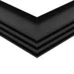 GLOBOSTAR® ALP-CORNER-IN90 RECESSA 61792 Χωνευτό Προφίλ Αλουμινίου Γωνία με Λευκό Γαλακτερό Πατητό Κάλυμμα για Ταινίες LED IP20 - Μαύρο Ματ - Μ30 x Π3.5 x Υ4cm - Image 5