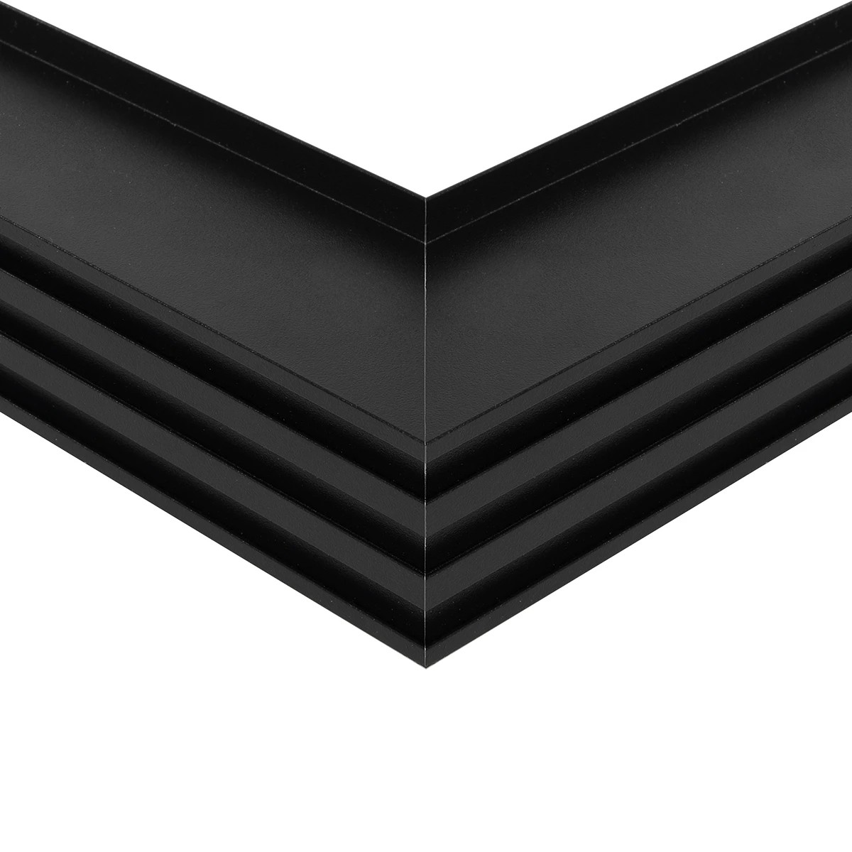 GLOBOSTAR® ALP-CORNER-IN90 RECESSA 61792 Χωνευτό Προφίλ Αλουμινίου Γωνία με Λευκό Γαλακτερό Πατητό Κάλυμμα για Ταινίες LED IP20 - Μαύρο Ματ - Μ30 x Π3.5 x Υ4cm - Image 5