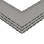 GLOBOSTAR® ALP-CORNER-IN90 RECESSA 61793 Χωνευτό Προφίλ Αλουμινίου Γωνία με Λευκό Γαλακτερό Πατητό Κάλυμμα για Ταινίες LED IP20 - Γκρι Ανθρακί Ματ - Μ30 x Π3.5 x Υ4cm - Image 5