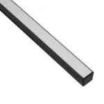GLOBOSTAR® ALP-LINEAR GLOWTRACK 61797-3M Επιφανειακό Προφίλ Αλουμινίου με Λευκό Γαλακτερό Πατητό Κάλυμμα για Ταινίες LED IP20 - Μαύρο Ματ - Μ30 x Π2 x Υ2cm - Πακέτο 5 Τεμαχίων - Image 3
