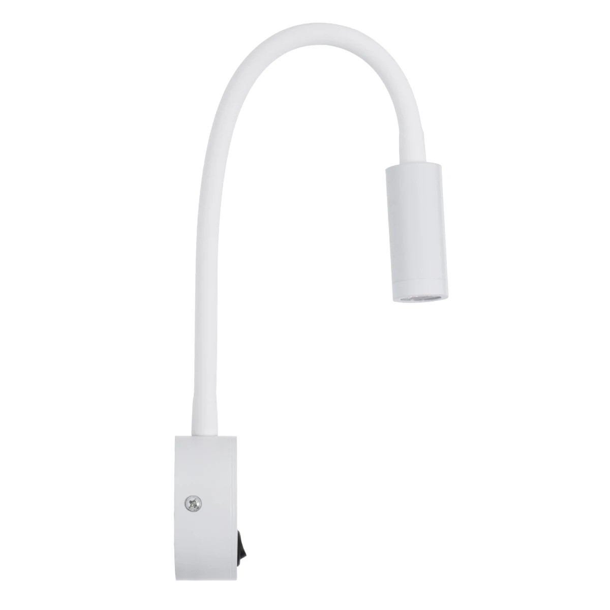 GLOBOSTAR® GOOSE 61688 Μοντέρνο Φωτιστικό Τοίχου - Απλίκα Ξενοδοχείου Reading Light LED 3W 300lm 36° AC 220-240V IP20 Θερμό Λευκό 2700K - CREE XPE Chip & TÜV SÜD Driver - Λευκό Ματ - Μ6.5 x Π15 x Υ24.5cm - 3 Χρόνια Εγγύηση - Image 4