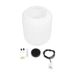 GLOBOSTAR® ROMINA 62000 Μοντέρνο Κρεμαστό Φωτιστικό Οροφής με Ντουί 1 x E27 AC 220-240V IP20 - Λευκό - Μ30 x Π30 x Υ35cm - Image 9