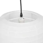 GLOBOSTAR® ROMINA 62000 Μοντέρνο Κρεμαστό Φωτιστικό Οροφής με Ντουί 1 x E27 AC 220-240V IP20 - Λευκό - Μ30 x Π30 x Υ35cm - Image 6