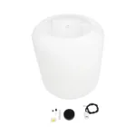 GLOBOSTAR® ROMINA 62001 Μοντέρνο Κρεμαστό Φωτιστικό Οροφής με Ντουί 1 x E27 AC 220-240V IP20 - Λευκό - Μ60 x Π60 x Υ65cm - Image 9