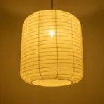 GLOBOSTAR® ROMINA 62001 Μοντέρνο Κρεμαστό Φωτιστικό Οροφής με Ντουί 1 x E27 AC 220-240V IP20 - Λευκό - Μ60 x Π60 x Υ65cm