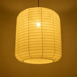 GLOBOSTAR® ROMINA 62001 Μοντέρνο Κρεμαστό Φωτιστικό Οροφής με Ντουί 1 x E27 AC 220-240V IP20 - Λευκό - Μ60 x Π60 x Υ65cm