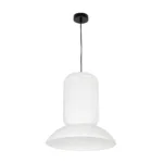 GLOBOSTAR® ROMINA 62002 Μοντέρνο Κρεμαστό Φωτιστικό Οροφής με Ντουί 1 x E27 AC 220-240V IP20 - Λευκό - Μ40 x Π40 x Υ28cm - Image 2
