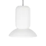 GLOBOSTAR® ROMINA 62002 Μοντέρνο Κρεμαστό Φωτιστικό Οροφής με Ντουί 1 x E27 AC 220-240V IP20 - Λευκό - Μ40 x Π40 x Υ28cm - Image 3