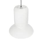 GLOBOSTAR® ROMINA 62002 Μοντέρνο Κρεμαστό Φωτιστικό Οροφής με Ντουί 1 x E27 AC 220-240V IP20 - Λευκό - Μ40 x Π40 x Υ28cm - Image 5