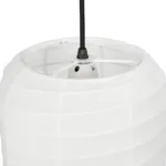 GLOBOSTAR® ROMINA 62002 Μοντέρνο Κρεμαστό Φωτιστικό Οροφής με Ντουί 1 x E27 AC 220-240V IP20 - Λευκό - Μ40 x Π40 x Υ28cm - Image 6