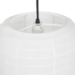 GLOBOSTAR® ROMINA 62003 Μοντέρνο Κρεμαστό Φωτιστικό Οροφής με Ντουί 1 x E27 AC 220-240V IP20 - Λευκό - Μ60 x Π60 x Υ48cm - Image 6