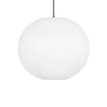 GLOBOSTAR® ROMINA 62004 Μοντέρνο Κρεμαστό Φωτιστικό Οροφής με Ντουί 1 x E27 AC 220-240V IP20 - Λευκό - Μ40 x Π40 x Υ40cm - Image 3