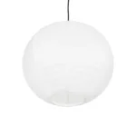 GLOBOSTAR® ROMINA 62004 Μοντέρνο Κρεμαστό Φωτιστικό Οροφής με Ντουί 1 x E27 AC 220-240V IP20 - Λευκό - Μ40 x Π40 x Υ40cm - Image 4