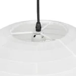 GLOBOSTAR® ROMINA 62004 Μοντέρνο Κρεμαστό Φωτιστικό Οροφής με Ντουί 1 x E27 AC 220-240V IP20 - Λευκό - Μ40 x Π40 x Υ40cm - Image 6