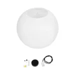GLOBOSTAR® ROMINA 62005 Μοντέρνο Κρεμαστό Φωτιστικό Οροφής με Ντουί 1 x E27 AC 220-240V IP20 - Λευκό - Μ60 x Π60 x Υ60cm - Image 9