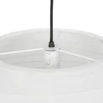 GLOBOSTAR® ROMINA 62005 Μοντέρνο Κρεμαστό Φωτιστικό Οροφής με Ντουί 1 x E27 AC 220-240V IP20 - Λευκό - Μ60 x Π60 x Υ60cm - Image 6