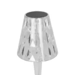 GloboStar® CRYSTAL 62042 Επαναφορτιζόμενο Επιτραπέζιο Φωτιστικό Πορτατίφ LED 1W 100lm 360° DC 5V IP44 RGBW Dimmable με Φορτιστή και Ασύρματο Χειριστήριο IR Διάφανο Πλαστικό - Μ11.5 x Π11.5 x Υ25.5cm - 3 Χρόνια Εγγύηση - Image 5