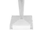 GloboStar® CRYSTAL 62042 Επαναφορτιζόμενο Επιτραπέζιο Φωτιστικό Πορτατίφ LED 1W 100lm 360° DC 5V IP44 RGBW Dimmable με Φορτιστή και Ασύρματο Χειριστήριο IR Διάφανο Πλαστικό - Μ11.5 x Π11.5 x Υ25.5cm - 3 Χρόνια Εγγύηση - Image 6