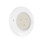 GLOBOSTAR® POOLARTY 61716 Υποβρύχιο Φωτιστικό για Σιντριβάνια/Πισίνες LED 8W 600lm 120° DC 12V Αδιάβροχο IP68 Θερμό Λευκό 2700K Dimmable - 1m VDE Rubber Καλώδιο - Φ13 x Υ2cm - 3 Χρόνια Εγγύηση