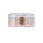 GloboStar® FAST-CONNECT 69908 Τριπλή Κλέμα Ταχείας Σύνδεσης & Διακλάδωσης Καλωδίων - 3 x Είσοδοι & 3 x Έξοδοι με Συμβατή Διατομή Καλωδίων 0.08mm² έως 2.5mm² - 250V/4KV 32A Max - Μ4 x Π4 x Υ1.5cm - Διάφανο με Πορτοκαλί, Κίτρινο & Μπλε - Πακέτο 5 Τεμαχίων - 5 Years Warranty - Image 4