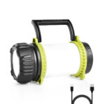 GloboStar® 69936 Φορητός Φακός Χειρός Κάμπινγκ LED Osram 10W με Επαναφορτιζόμενη Μπαταρία 2600mAh & Καλώδιο Φόρτισης USB - CCT - Θερμό Λευκό 2700K - Φυσικό Λευκό 4500K - Ψυχρό Λευκό 6000K & Κόκκινο - Φ10 x Υ17cm - Image 11