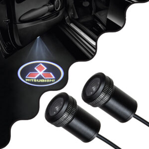 GloboStar® 81615 MITSUBISHI Ghost Car Brand Logo Projector - Προτζέκτορας Προβολής Μάρκας Αυτοκινήτου LED CREE XHP35 3W 240lm 120° DC 12V IP20 Ψυχρό Λευκό 6000K