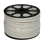 GloboStar® 70511 Wide Ταινία Διπλής Σειράς Epistar LED SMD 2835 1m 24W/m 180LED/m 3288lm/m 120° DC 230V Αδιάβροχη IP68 Φυσικό Λευκό 4500K Dimmable - Image 2