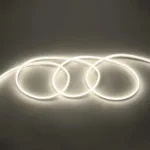 GloboStar® 70561 OVALE 120° Degree Neon Flex Epistar LED SMD 2835 1m 12W/m 120LED/m 1284lm/m 120° DC 24V Αδιάβροχη IP68 Φυσικό Λευκό 4500K Dimmable