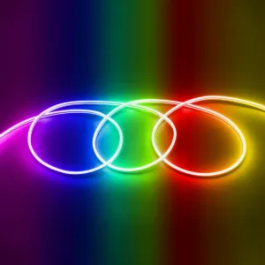 GloboStar® 70568 OVALE 120° Degree Neon Flex Epistar LED SMD 5050 1m 18W/m 60LED/m 1818lm/m 120° DC 24V Αδιάβροχη IP68 RGB Dimmable