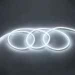 GloboStar® 70570 OVALE 120° Degree Neon Flex Epistar LED SMD 2835 1m 12W/m 120LED/m 1320lm/m 120° DC 230V Αδιάβροχη IP68 Ψυχρό Λευκό 6000K Dimmable