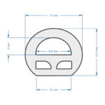 GloboStar® 70580 TUBE 360° Degree Neon Flex Epistar LED SMD 2835 1m 12W/m 120LED/m 1320lm/m 360° DC 24V Αδιάβροχη IP68 Ψυχρό Λευκό 6000K Dimmable - Image 3