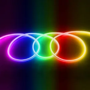 GloboStar® 70588 TUBE 360° Degree Neon Flex Epistar LED SMD 5050 1m 18W/m 60LED/m 1818lm/m 360° DC 24V Αδιάβροχη IP68 RGB Dimmable