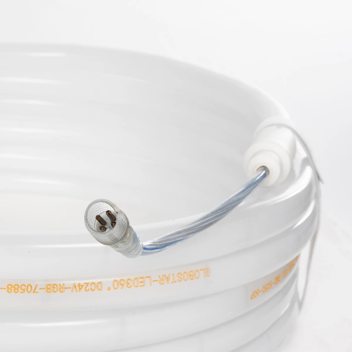 GloboStar® 70588 TUBE 360° Degree Neon Flex Epistar LED SMD 5050 1m 18W/m 60LED/m 1818lm/m 360° DC 24V Αδιάβροχη IP68 RGB Dimmable - Image 5