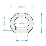 GloboStar® 70589 TUBE 360° Degree Neon Flex Epistar LED SMD 5050 1m 18W/m 60LED/m 1818lm/m 360° DC 24V Αδιάβροχη IP68 Digital Magic Addressable IC WS2811 RGB Dimmable - Image 4