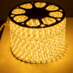 GloboStar® 70602 Φωτοσωλήνας LED DIODE 1m 3.9W/m 36LED/m 156lm/m 360° DC 230V Αδιάβροχος IP68 Θερμό Λευκό 3000K Dimmable - Image 2
