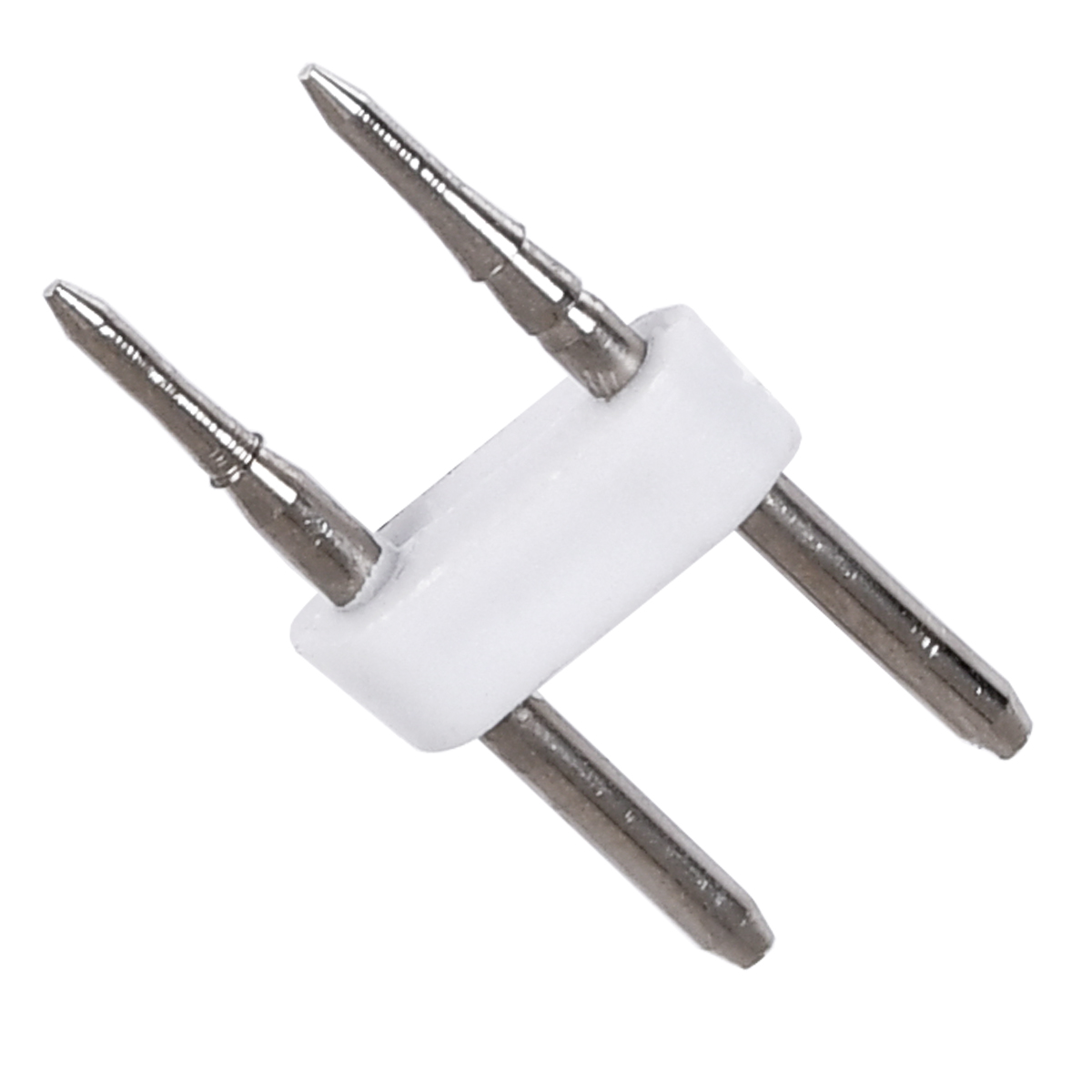 GloboStar® 70630 Σύνδεσμος Καρφάκι για TUBE 360° & OVALE 120° Neon Flex LED DC 24V & DC 230V 2 Pin