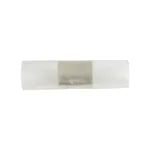 GloboStar® 70638 Σύνδεσμος Ι με Καρφάκια για Μονόχρωμη Ταινία Neon Flex 360° Degree 2 Pin - Μ6.5 x Π2 x Υ2cm - Image 2