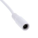 GloboStar® 70681 Καλώδιο Διακόπτης ON/OFF DC 12-24V 180cm από Jack Male 2.1x5.5mm σε Female 2.1x5.5mm Λευκό L185 x W1.9 x H1.5cm - Image 3