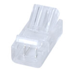 GloboStar® 70684 Ενωτικός Σύνδεσμος για Μονόχρωμη Ταινία LED 8mm 2 PIN σε Καλώδιο Τροφοδοσίας Ατερμάτιστο 2 PIN Μ2 x Π1.1 x Υ0.7cm Διάφανο - Image 2