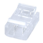GloboStar® 70685 Ενωτικός Σύνδεσμος για Μονόχρωμη Ταινία LED 10mm 2 PIN σε Μονόχρωμη Ταινία LED 10mm 2 PIN Μ1.9 x Π1.3 x Υ0.7cm Διάφανο - Image 2