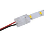 GloboStar® 70686 Ενωτικός Σύνδεσμος για Μονόχρωμη Ταινία LED 10mm 2 PIN σε Καλώδιο Τροφοδοσίας Ατερμάτιστο 2 PIN Μ2.1 x Π1.3 x Υ0.7cm Διάφανο - Image 3